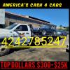 We pay top dollars 4 cars any year/make  offer Vehicle Wanted