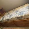 Twin bed with drawers