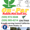 WE BRING MINI GOLF TO YOU!! Call us to book today. On Par Mobile Mini Golf Inc ⛳️  offer Home Services