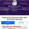 Adopt a Class and Support a Classroom offer Events