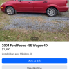 2004 Ford focus  1,000 offer Car