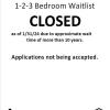 WAITLIST CLOSED offer Apartment For Rent