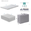 Trifold twin mattress never used 