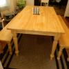 Solid wood table and benches offer Home and Furnitures