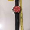 Invicta I Force Red Dial With Black Leather Band