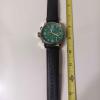 Invicta I Force Green Dial With Black Leather Band