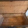 Queen Anne Style Lift top cedar chest 