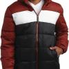 Perry Ellis Men's Hooded Puffer Jacket-Insulated Quilted Winter Coat - Weather Resistant Men's Bubble Jacket offer Clothes