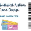 How to Change the Name on a Southwest Airlines Ticket? offer Travel