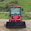 TYM T254 4/WD tractor, TX25 loader, belly mower and front attach snow blower(not shown)