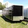 Enclosed Car Hauler Trailer 8.5x24 Tandem 5200lb Axles in Black offer Car