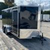 New 2025 7x16TA Enclosed Cargo Trailer with Electric Brakes offer Car