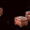 New 3pcs Leather Furniture Set (Love Seat, Ottoman (Foot Stool) +  offer Home and Furnitures