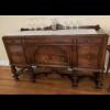 Antique Walnut Wood Buffet Cabinet offer Home and Furnitures